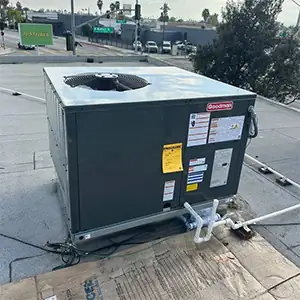 Photo of finished HVAC project