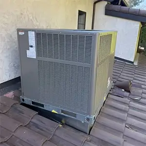 Photo of finished HVAC project