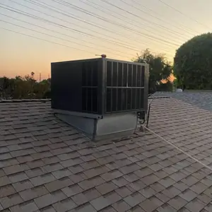 Photo of finished HVAC project