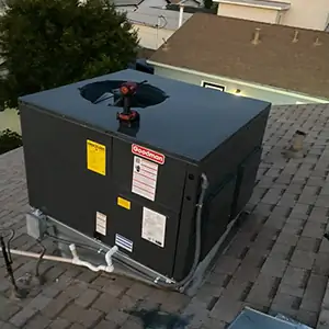 Photo of finished HVAC project