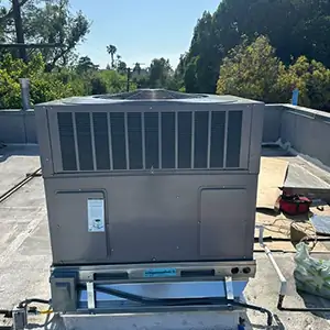 Photo of finished HVAC project